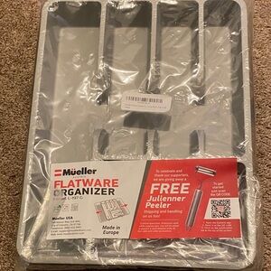 Mueller Gray Flatware Organizer
